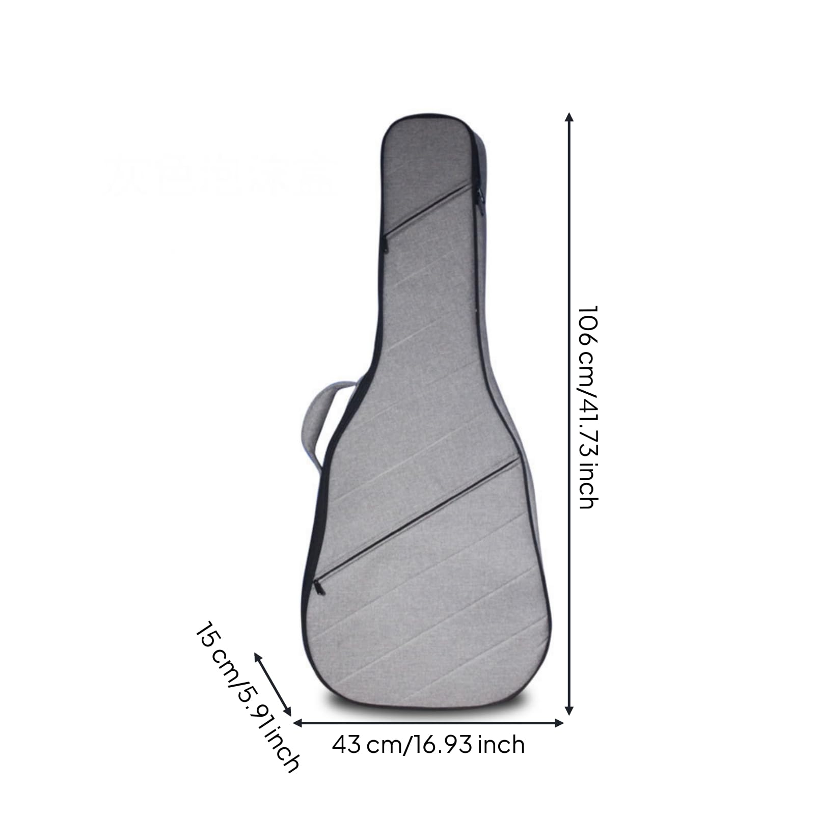Funda Guitarra Clásica Acolchada Funda Guitarra con Correas Resisn a Golpes para Guitarristas, Músicos