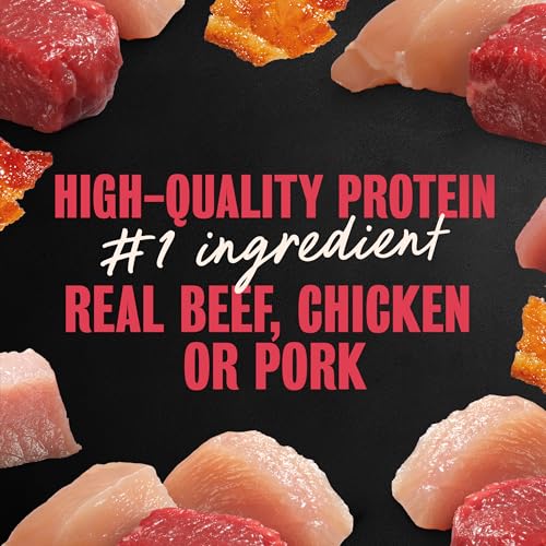 Cesar Loaf in Sauce Wet Dog Food Rotisserie Chicken, Filet Mignon, Angus Beef, and Ham & Egg Flavors Variety Pack, 3.5 oz. Easy Peel Trays (24 Count, Pack of 1) - Image 5