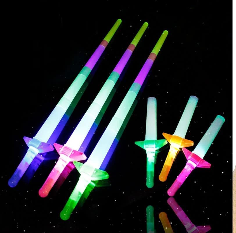 Little Buddy Combo of 2 Pcs Flashing LED Light Expandable Sword/Talwar Toy for Kids Boys and Girls Pack of 1 (B0B9H759R2) Amazon Price History, Amazon Price Tracker