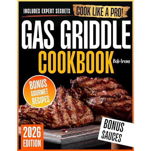 Gas Griddle Cookbook Audiolibro Por Bob Irons arte de portada