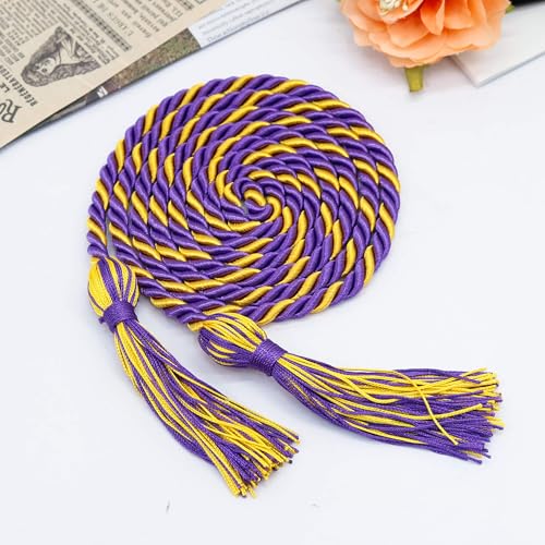 Image of GraduationMall Graduation Honor Cord 68 inch PurpleGold