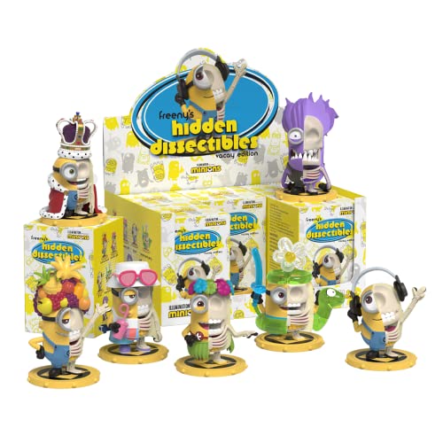 Mighty Jaxx Freenys Hidden Dissectibles Minions (Vacation Edition) | Blind Box Toy Collectible Figurines | One Pack - Contains One Random Figure