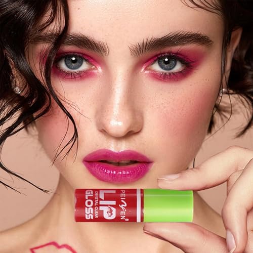 Mrettick 6PCS Big Brush Head Lip Oil set, Ultra-Hydrating & Nourishing, Smooth Glossy Finish Lip Glow Oil, Shiny and Vegan Tinted Lip Gloss, Non-Sticky Formula - Image 3