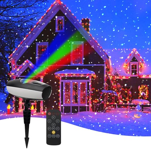 Christmas Laser Projector Lights Outdoor, 7 Color LED Nebula Projection Lights, Firefly Lights Show with RF Remote, Outdoor Waterproof Indoor Garden Decor Halloween Party Holiday Decoration Christmas Laser Projector Lights Outdoor, 7 Color LED Nebula Projection Lights, Firefly Lights Show with RF Remote, Outdoor Waterproof Indoor Garden Decor Halloween Party Holiday Decoration