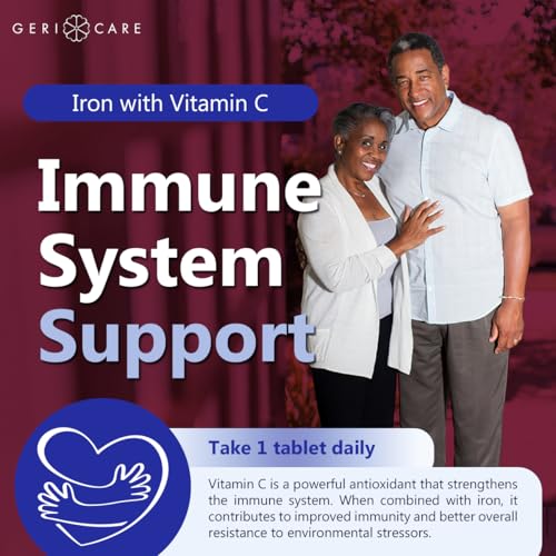 GeriCare Iron 65mg Plus Vitamin C Tablets