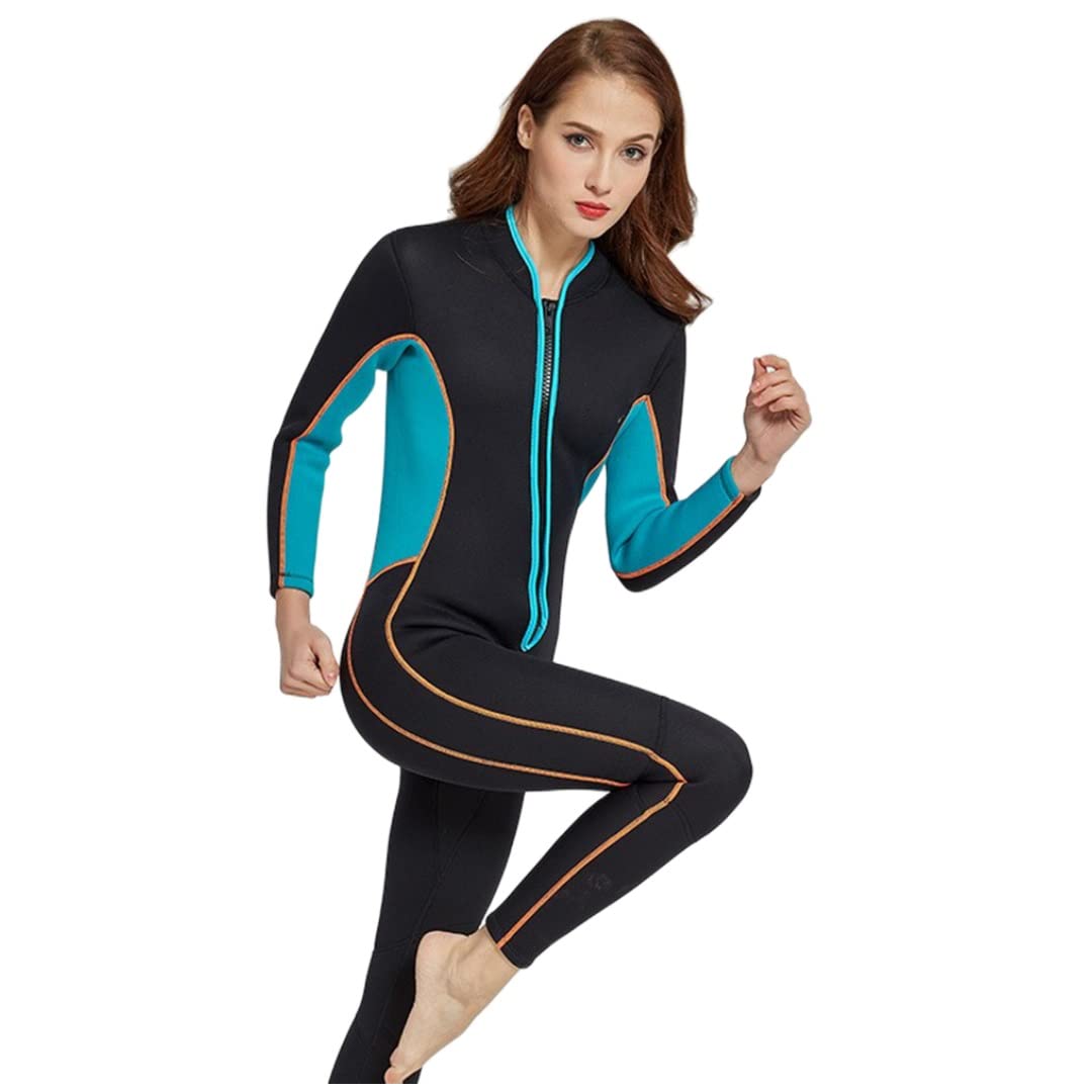 Combinaisons de plongée en néoprène pour femmes et hommes 3 mm Combinaison de plongée intégrale Combinaison de plongée (Couleur : femmes, taille : XXL)