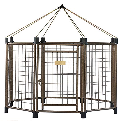 Advantek Pet Gazebo Replacement Umbrella Style Roof Frame, 4ft (Small)