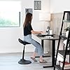 VIVO Ultra-Slim Single Top Height Adjustable Standing Desk Riser, Compact Sit Stand Desktop Converter for Monitor or Laptop, Black, DESK-V001J #5
