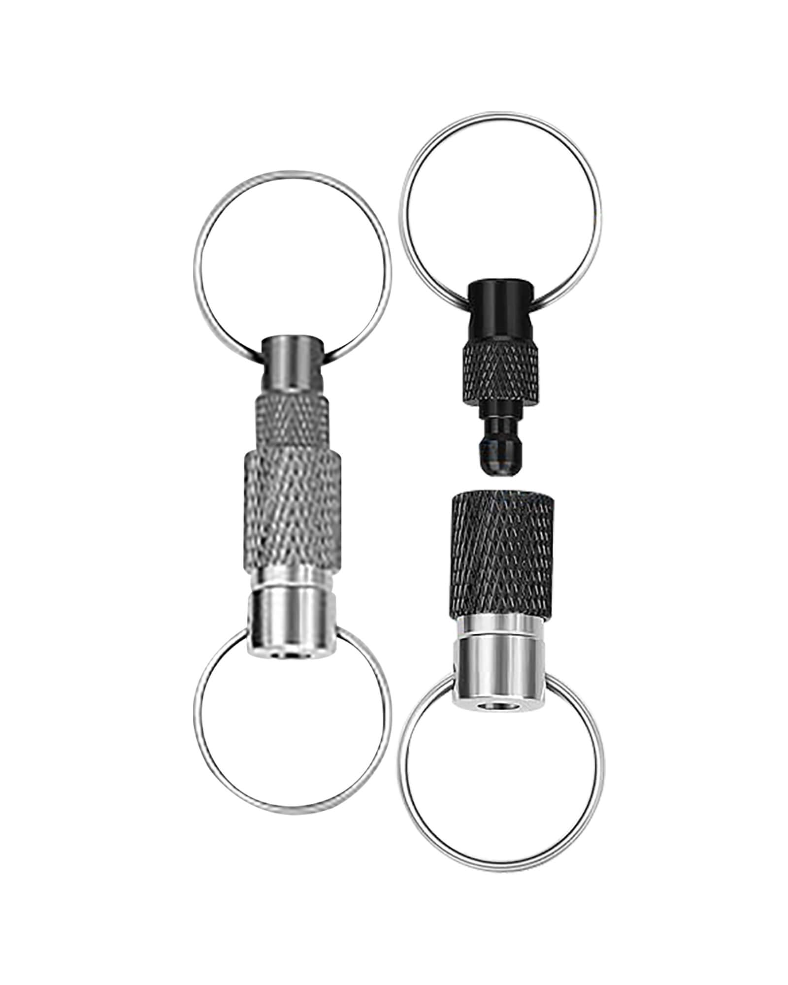 Quick Release Keychain Keyring for Men, Women - Detachable Keychain Key Ring Quick Release for Bag, Belt and Car