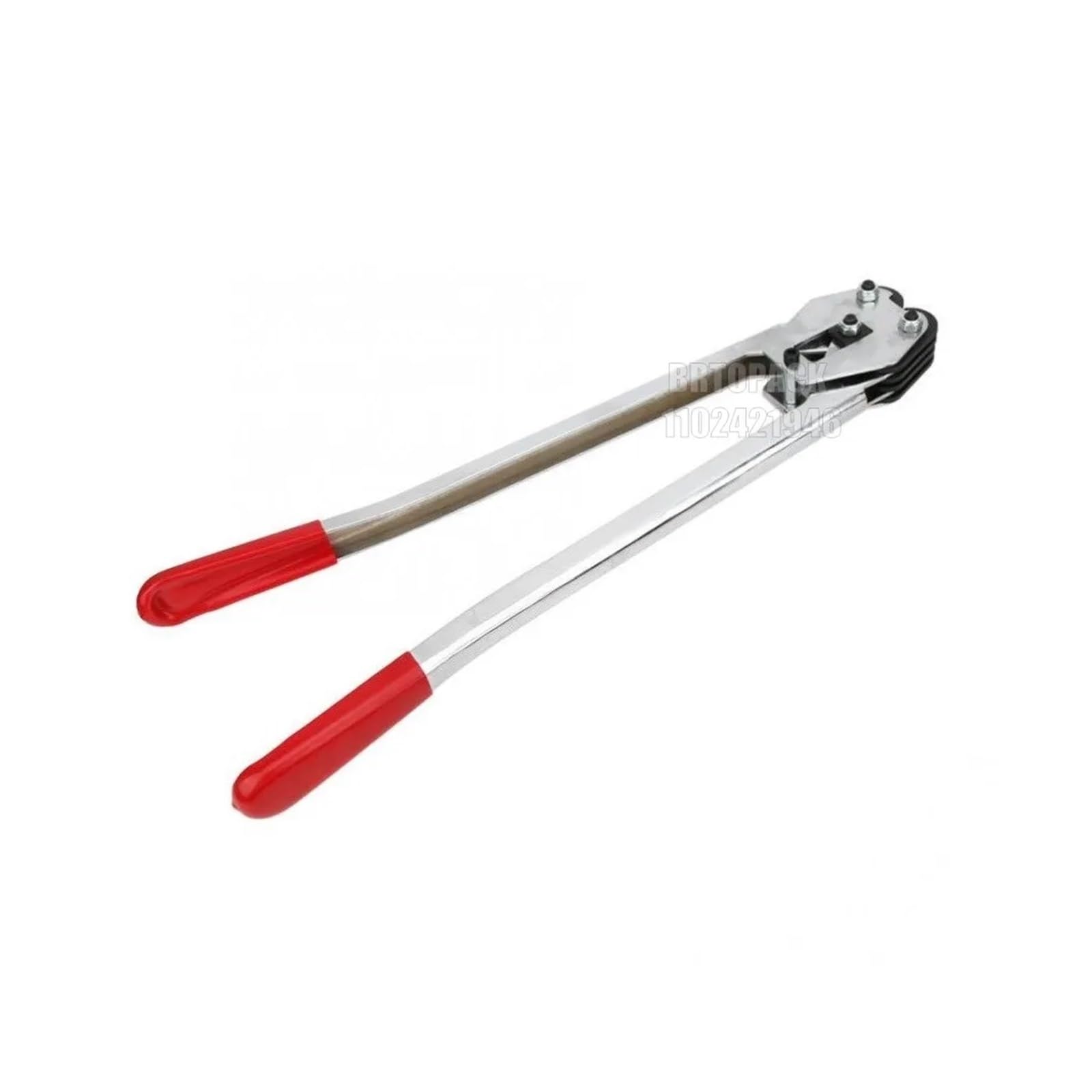Flejadora manual for PP y PET, selladora, herramienta de engarzado, máquina embalaje envoltura (roja),De múltiples fines(19MM)