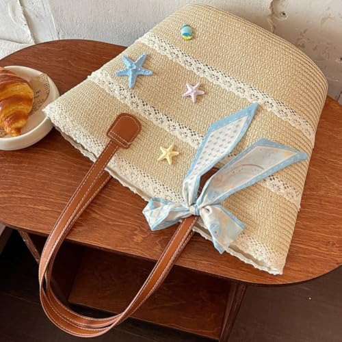 Cabas Tissé en Polyester haut de gamme : grand sac à main chic