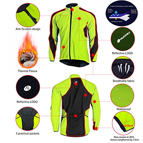 Conjunto de ciclismo para hombre con chaqueta impermeable miniatura 3
