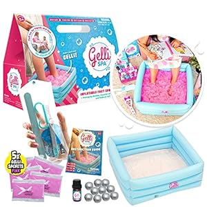Gelli Spa from Zimpli Kids, 5 Use Pack, Children’s Pamper Party Treat, Manicure and Pedicure Set for Teens, Sensory Play…