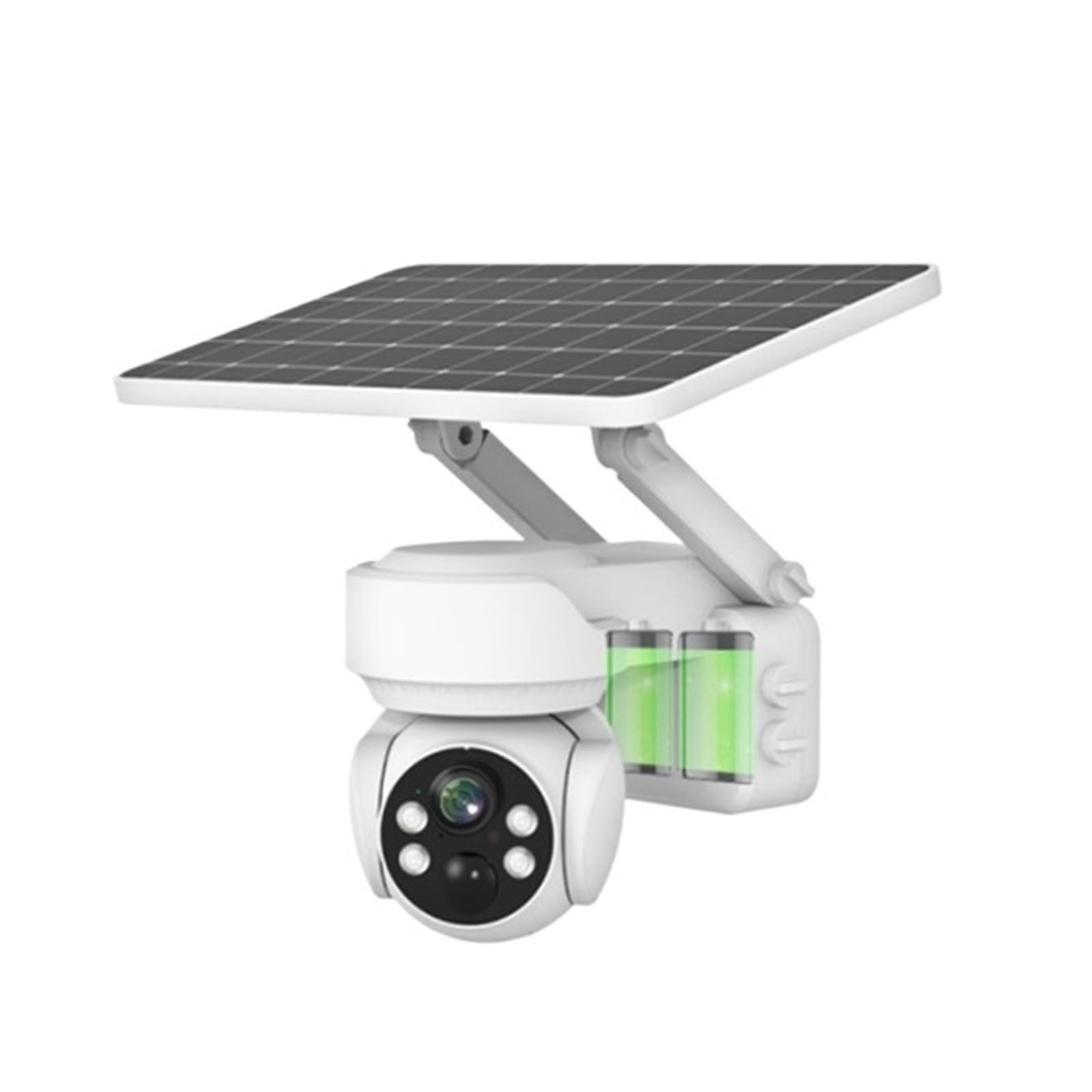 Kamera słoneczna 4G Wi-Fi Bezpieczeństwo Solarna kamera PTZ IP Zewnętrzna bezprzewodowa ochrona wideo Kamera PTZ IP Dwukierunkowa rozmowa audio Noktowizor Łatwa instalacja(4MP 4G 32GB Card)