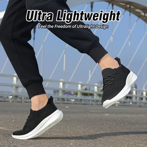 Image of VAMJAM Men's Running Shoes Slip On Walking Shoes Non Slip Lightweight Workout Breathable Gym Sneakers Fashion Mesh Sneakers