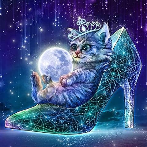 Pehciroe Diamond Painting Kits for Adults Diamond Art Kits for Kids Beginner Full Drill Gem Art Painting for Home Wall Decor 30X30 CM Cover