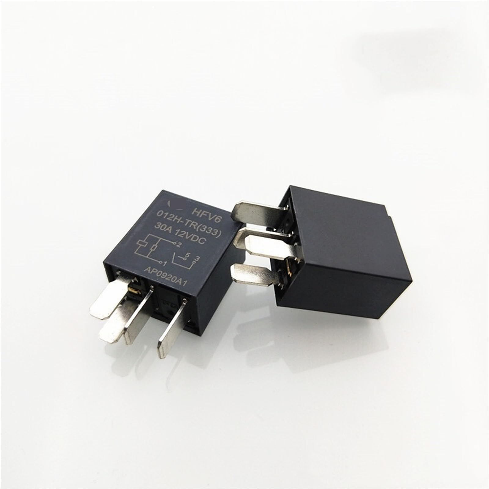 CSKWLLNBC 5PCS Automotive Relay HFV6-012H-TR 12VDC HFV6-024H-TR 24VDC HFV6-012H-TR-12V HFV6 012H 12v TR 30A 4PIN(12V)