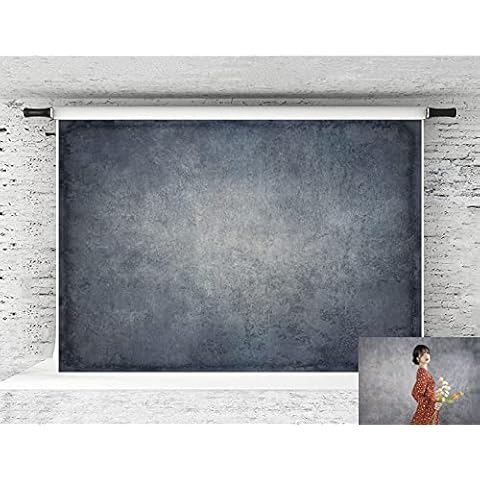 Kate 2.2x1.5m Gray Blue Background Light Blue Vintage Photo Backdrop Abstract Backdrop for Portrait Microfiber Backgrounds for Photo Studios Photo Booth Cover