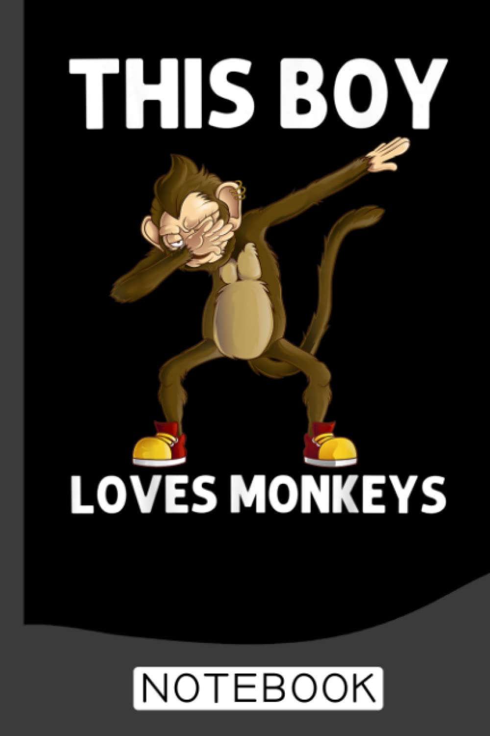 This Boy Loves Monkeys Notebook: Blank Lined Journal Notebook To Write In For Notes, To Do Lists, Notepad, Monkey Lover Gifts