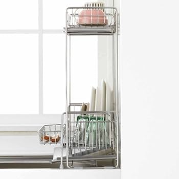 ヨシカワ 水切りラック 水切りかご 日本製 2段 幅15奥行47cm 4~5人用 Amazon.co.jp: ヨシカワ 水切りラック 水切りかご 2段 幅15×奥行