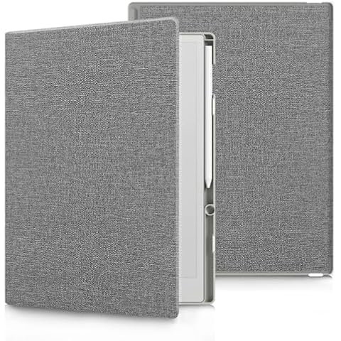 Milikilo Case for Remarkable Paper Pro,Premium PU Leather Book Folio with Pen-Buckle, Auto Sleep/Wake Magnetic Cover with Pen Holder for Remarkable Paper Pro Tablet 11.8 inch 2024 Released,Gray Cover