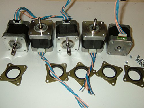5 X Stepper Motors NEMA 17- 44oz/in CNC ROUTER ROBOT REPRAP - Foto 8