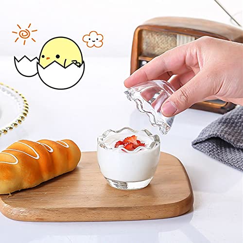 Ei Shell Pudding Fles Transparante Glazen Fles Pudding Wedstrijd Gebakken Pudding Dessert Jelly Mousse - Image 4