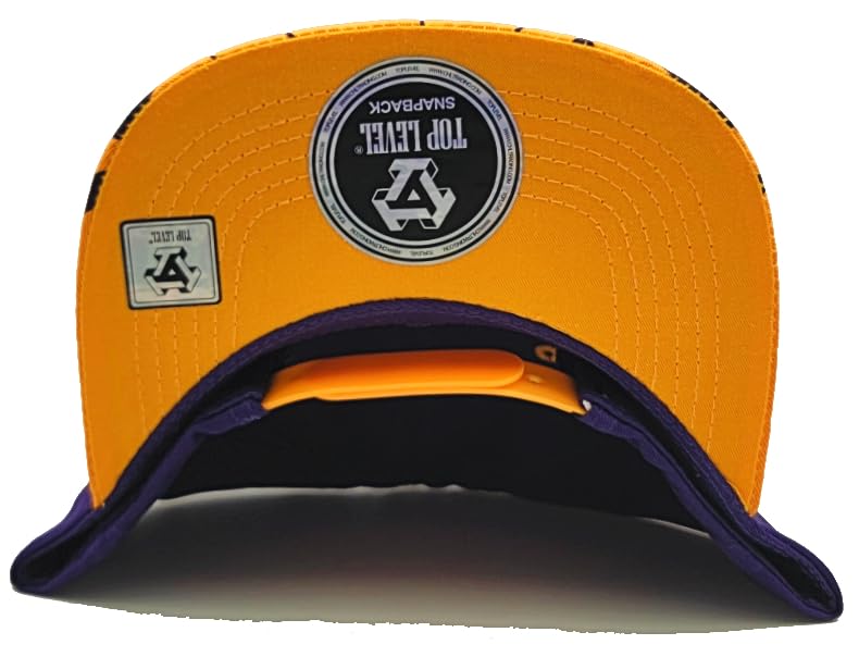Los Angeles New Top Level Legend 24 Champions Purple Gold Era Snapback Hat Cap miniatura 7