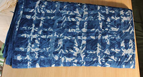 Tkanina bawełniana z nadrukiem blokowym, ręcznie drukowana, indyjska tkanina, miękka tkanina bawełniana firmy The Yard, Jaipuri Kurti Print materiał na szale, letnią sukienkę (20
