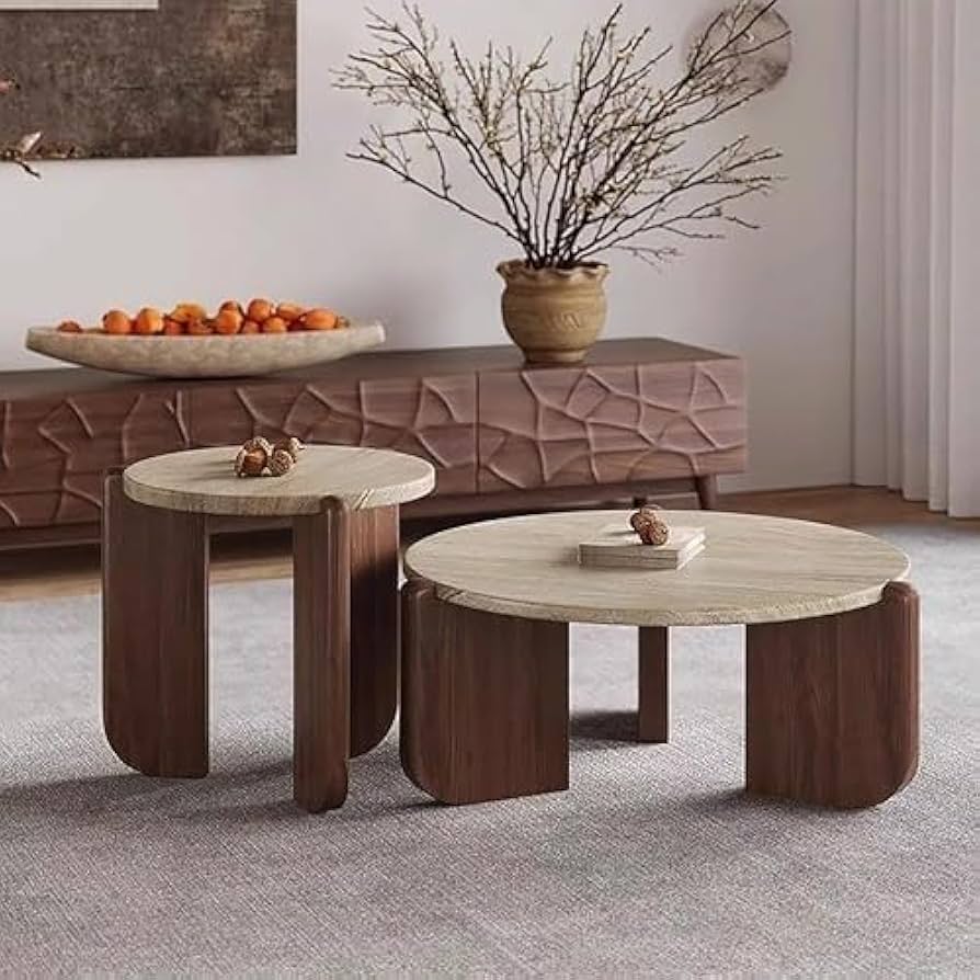 Amazon.co.jp: WJW ローテーブル、リビングルーム用のモダンな