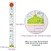 QtGirl Kids Growth Chart, Height Chart for Child Height Measurement Wall Hanging Rulers Room Decoration for Girls, Boys, Toddlers(Giraffe)