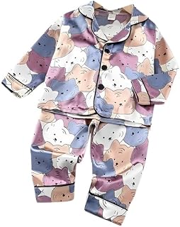 Baby Boys Clothes Sets Billi -Long sleeve Button Down Tops Casual Shorts Set Infant to Little Kid Star Print (White-Brown,) Price In India