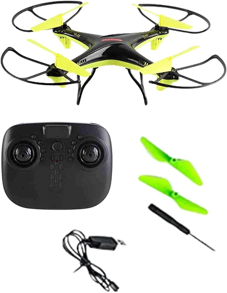 Licpo Remote Control Selfie Camera Drone with 2.4GHz Wi-Fi 6-Axis Gyro FPV with Flash Lights and 450 mAh Battery (RED/GREEN/BLUE)