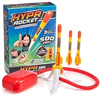 BANDAI Hypr Rocket Jump 500 Raketenwerfer – Wow Stuff 3 – WS01400 Mehrfarbig – fliegt höher, schneller, weiter und erreicht unglaubliche Höhen mit Hypr Rocket!
