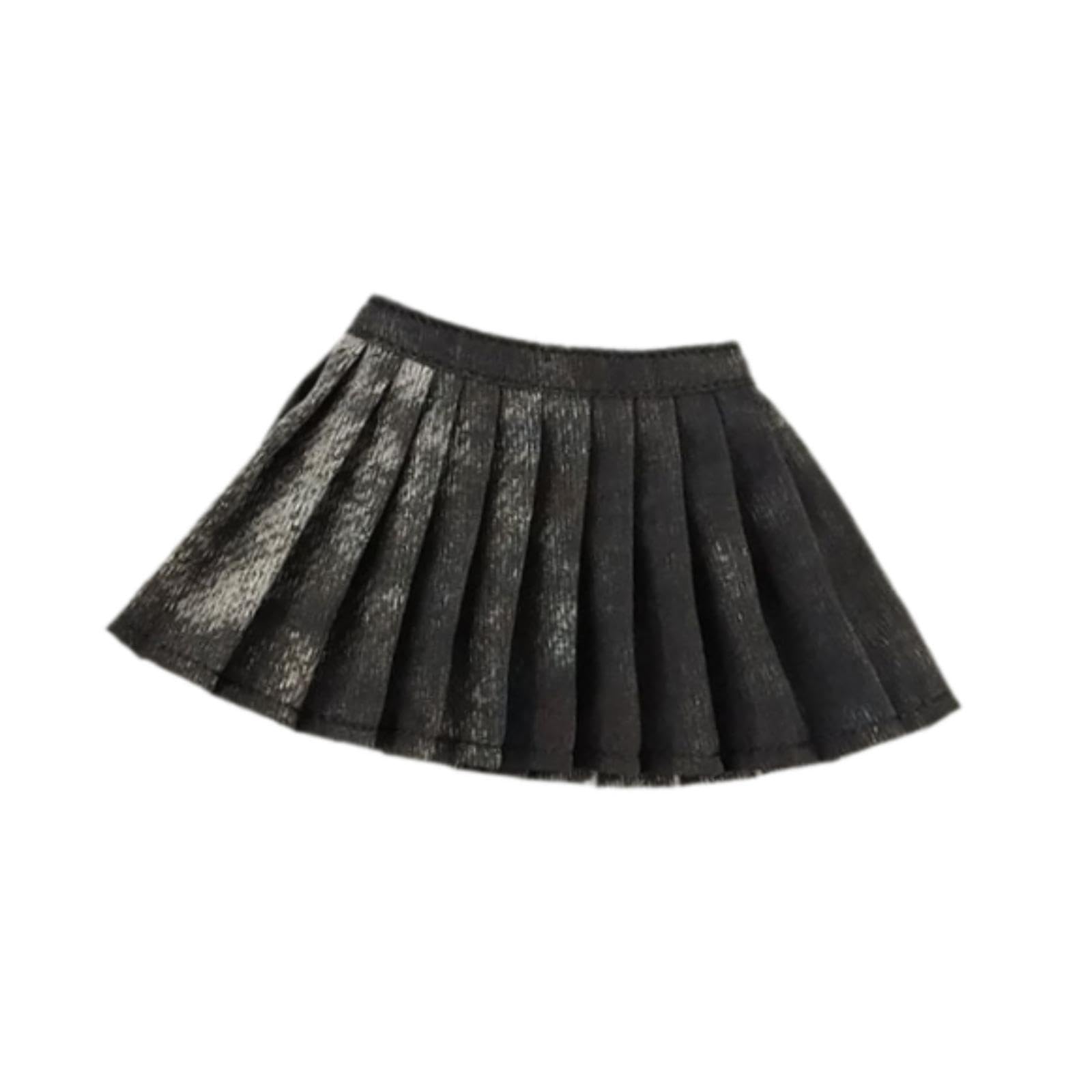 Amazon.co.jp: JunZheHub 1/6スケール女性用プリーツスカート