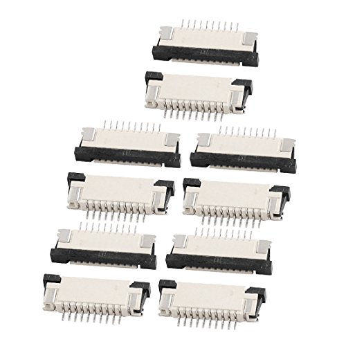 Conectores para cable plano flexible 10 pines 1.0mm pitch miniatura 1