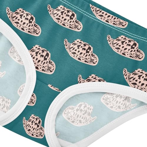 Girls' Underwear Cowboy Hat Cotton Stretch Comfort Toddler Panties4
