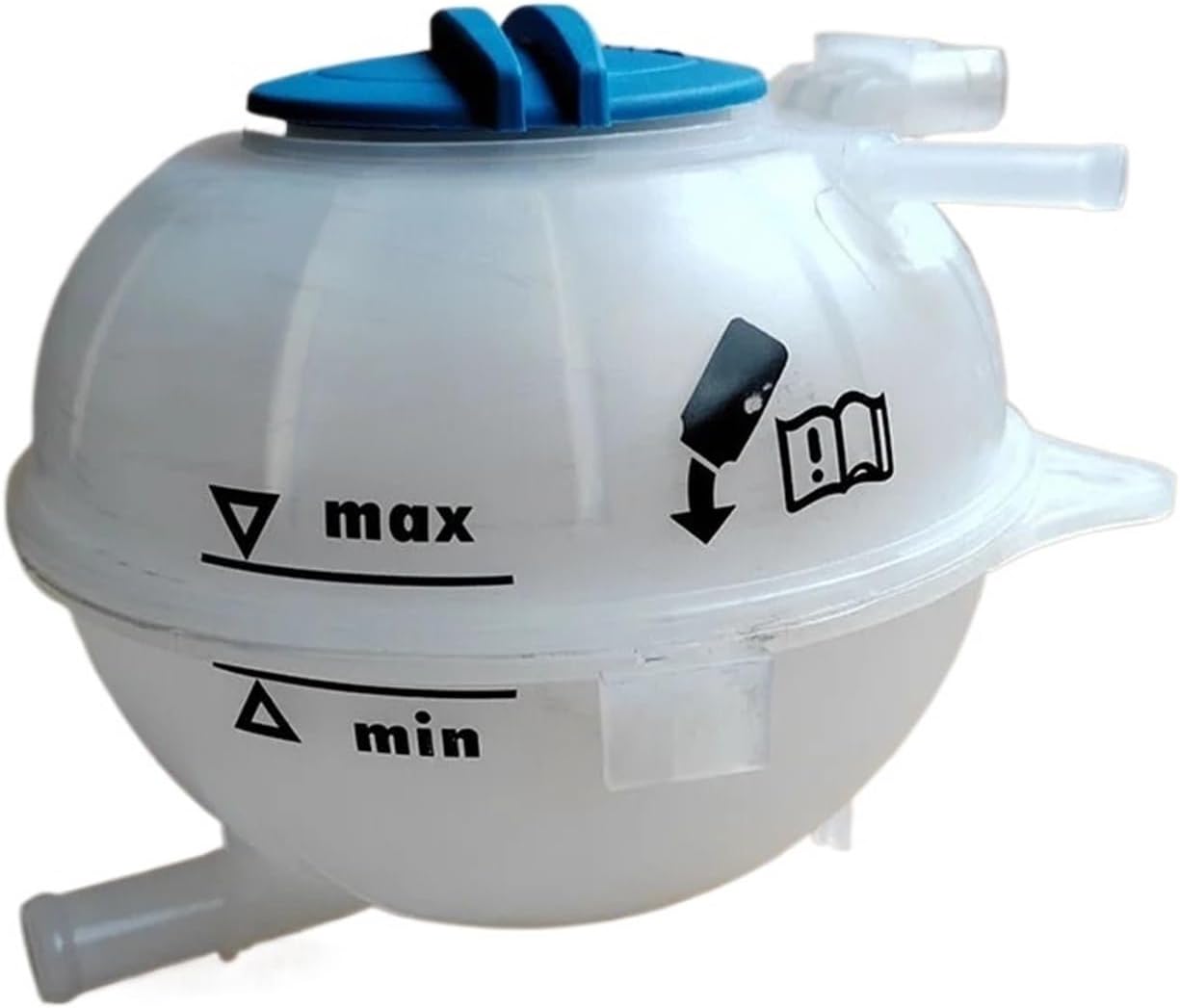 Car Coolant Expansion Tank Reservoir Cap Cover Compatible With VW Polo 9N 6R 4 5 GTI Fox Compatible With Skoda Fabia 2 Rapid A1 Compatible With Seat Ibiza 6Q0121407(With lid)