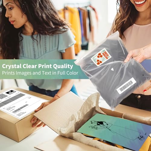Full Sheet Labels 8.5” x 11” Shipping Address Labels, Printable White Sticker Paper for Laser & Inkjet Printers Self-Adhesive Label [25 Sheets] image 1
