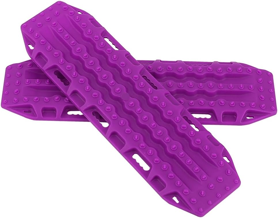 2PCS Plastic Sand Ladder Recovery Board Decoration for 1:10 RC Crawler Axial SCX10 Tamiya CC01 TRX-4 D90 MST CFX (Purple)