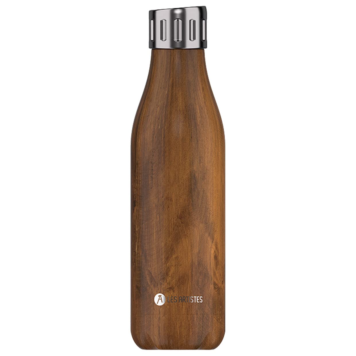 Les Artistes-​Paris - Bouteille Isotherme Sport Wood 500 ML - Acier Inoxydable - A-​4319