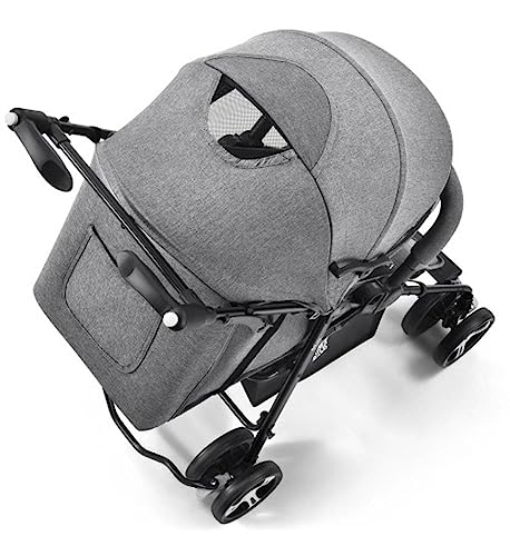 Multikids Baby Carrinho Passeio Flick 0-15Kgs Preto Com Cinza Bb445
