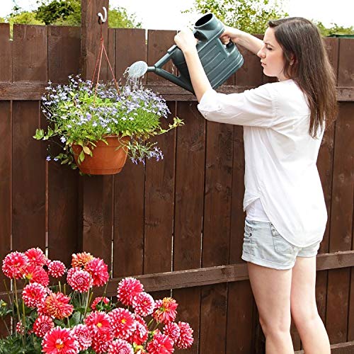 Schraubhaken Cup Haken Schrauben Vinyl Beschichtet Mehrzweckhaken 2 Zoll Ösenhaken Deckenhaken für Tasse, Windspiele, Laternen und Mehr, 20 Stück (Weiß) – Bild 3