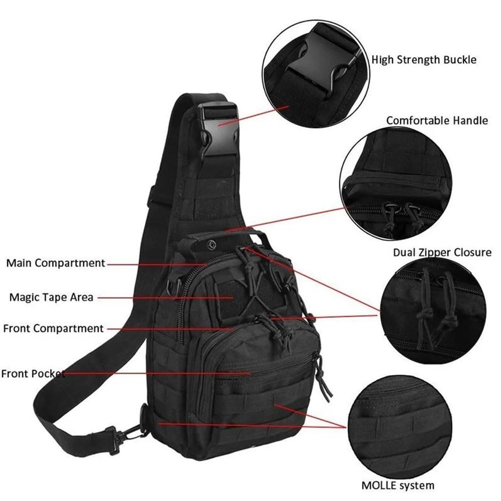 Amazon.com: Tactical Compact EDC Sling Bag, Tactical Sling Bag