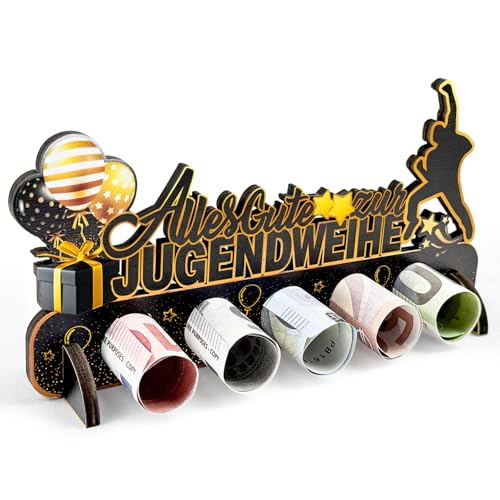 Holz Geldgeschenk Jugendweihe Geschenke Mädchen Junge Kreative Geldgeschenke Verpackung für Jugendweihe