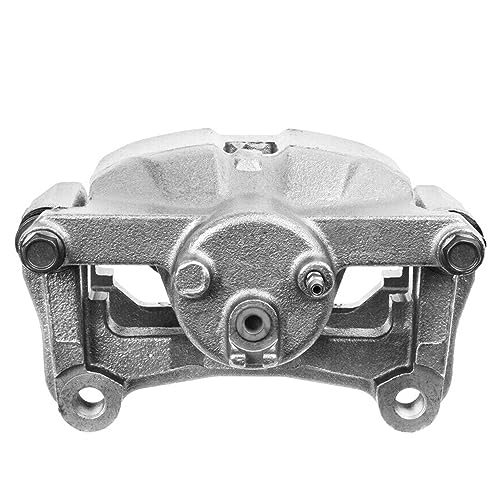 Image of Detroit Axle - Front Brake Calipers w /Brackets for 2009-2022 Nissan Maxima | 2009-2012 Sentra - 2pc Front Passenger & Driver Side With Bracket Replacement Set