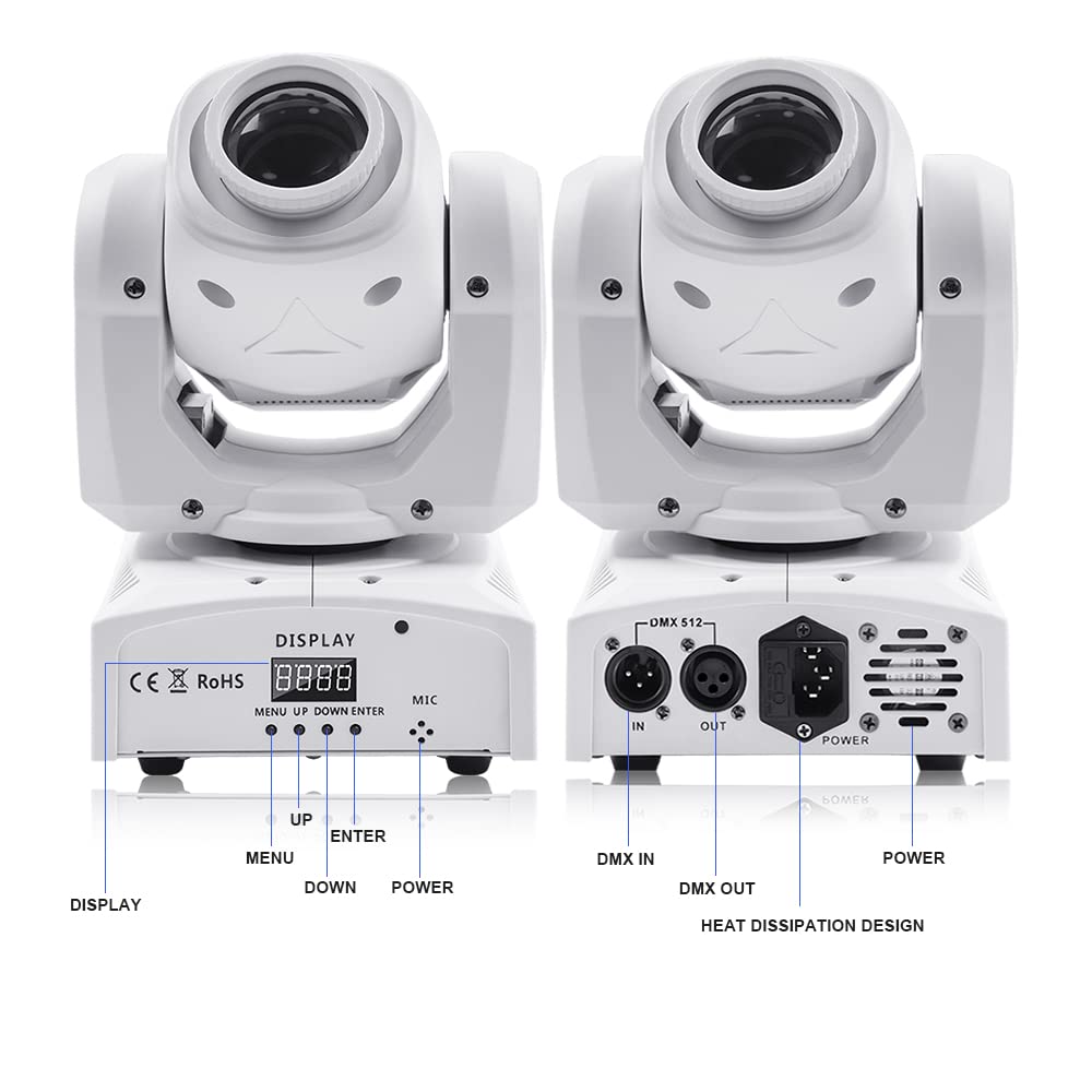 Amazon.co.jp: U`King (ユーキング) ムービングヘッド DJライト 50W