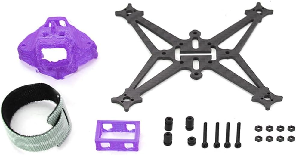 HAPPYMODEL Sailfly-X Frame Kit 105mm Wheelbase Rack 3D Printed TPU Canopy Battery Holder for FPV Racing Drone Quadcopter