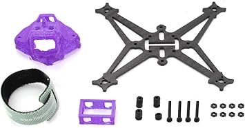 HAPPYMODEL Sailfly-X Frame Kit 105mm Wheelbase Rack 3D Printed TPU Canopy Battery Holder for FPV Racing Drone Quadcopter
