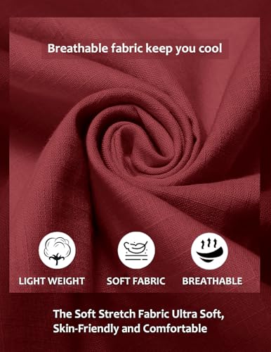 Image of FINIVO FASHION Men's Solid Cotton Blend Regular Fit Straight Kurta with Roll of Sleeve and Classic Collar, Pack of 1